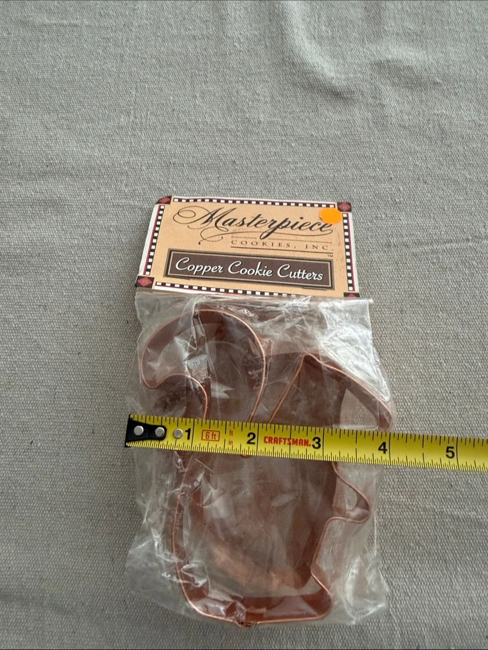 100% Copper Cookie Cutters - Squirrel and Acorn - New in Package